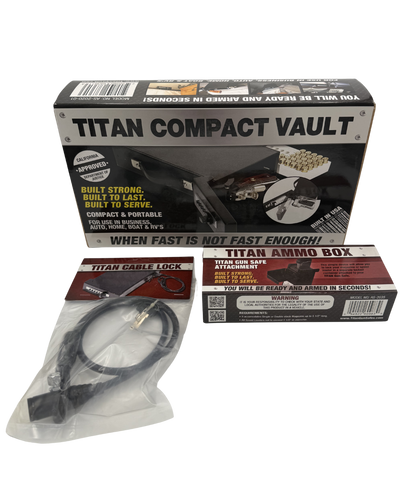 Titan Compact Vault Handgun Safe Bundle