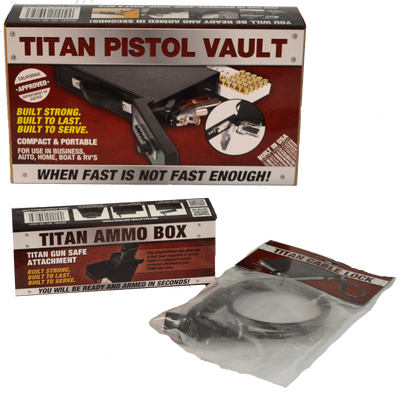 Titan Pistol Vault Handgun Safe Bundle