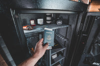 Gun Safe Built for Secure Storage, Digital Keypad Access, Steel Construction, Wall Mount Compatible