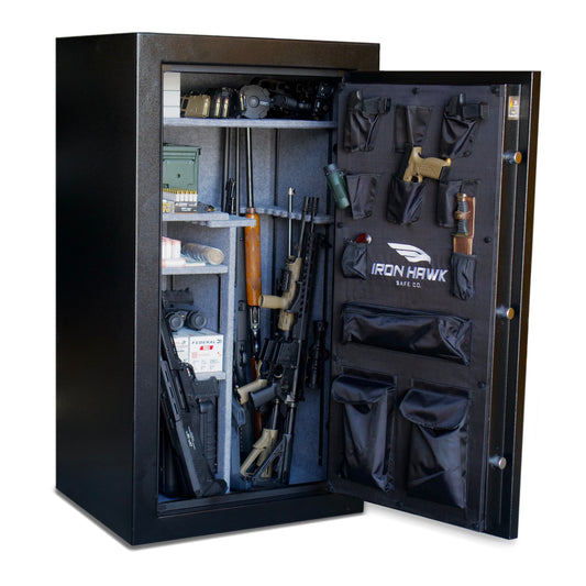Gun Safe Built for Secure Storage, Digital Keypad Access, Steel Construction, Wall Mount Compatible