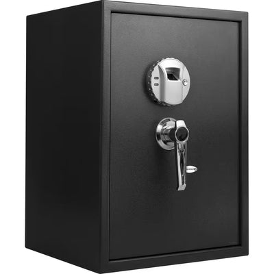 Biometric Home Safe Built for Secure Storage, 120 Fingerprint Capacity, Steel Construction, 1.45 Cu Ft