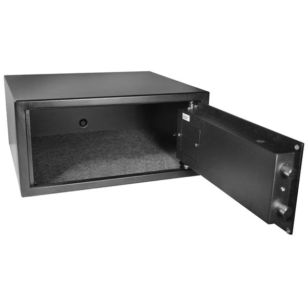 Biometric Safe Built for Home Security, 0.8 Cu. Ft. Capacity, 30 Fingerprint Storage, Steel Construction