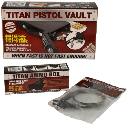 Titan Pistol Vault Handgun Safe Bundle
